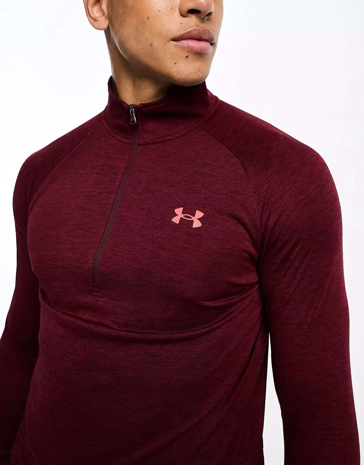 

Бордовый топ на молнии Under Armour Tech 2.0, Красный