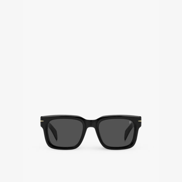 

Солнцезащитные очки 7100/S в квадратной оправе из ацетата Eyewear By David Beckham, черный