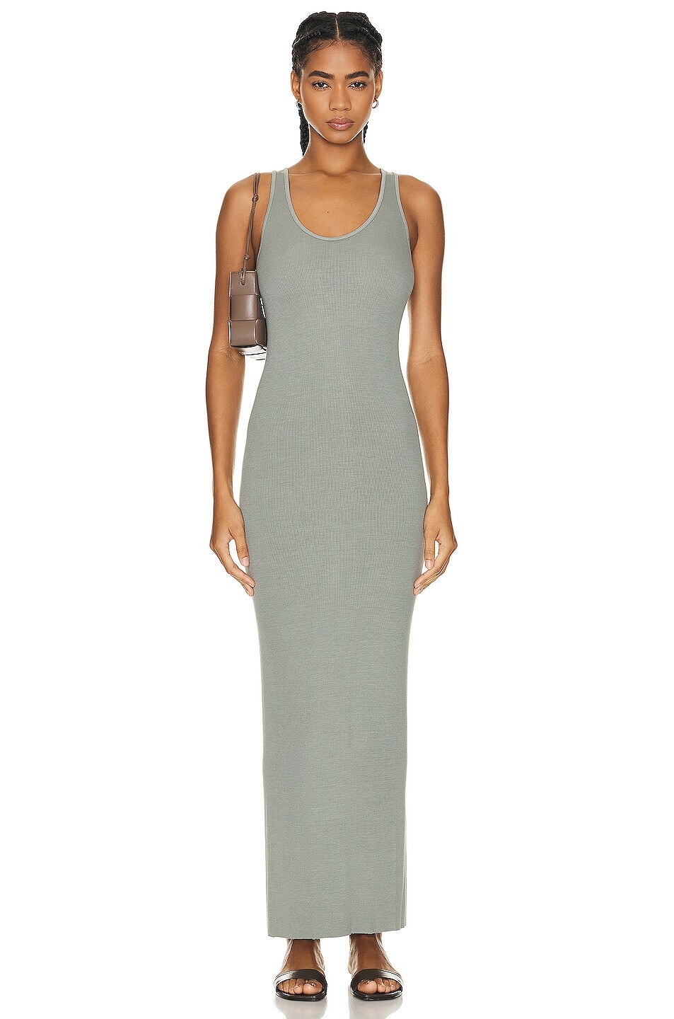 

Платье Enza Costa Stretch Silk Knit Maxi Tank, цвет Alpine Frost