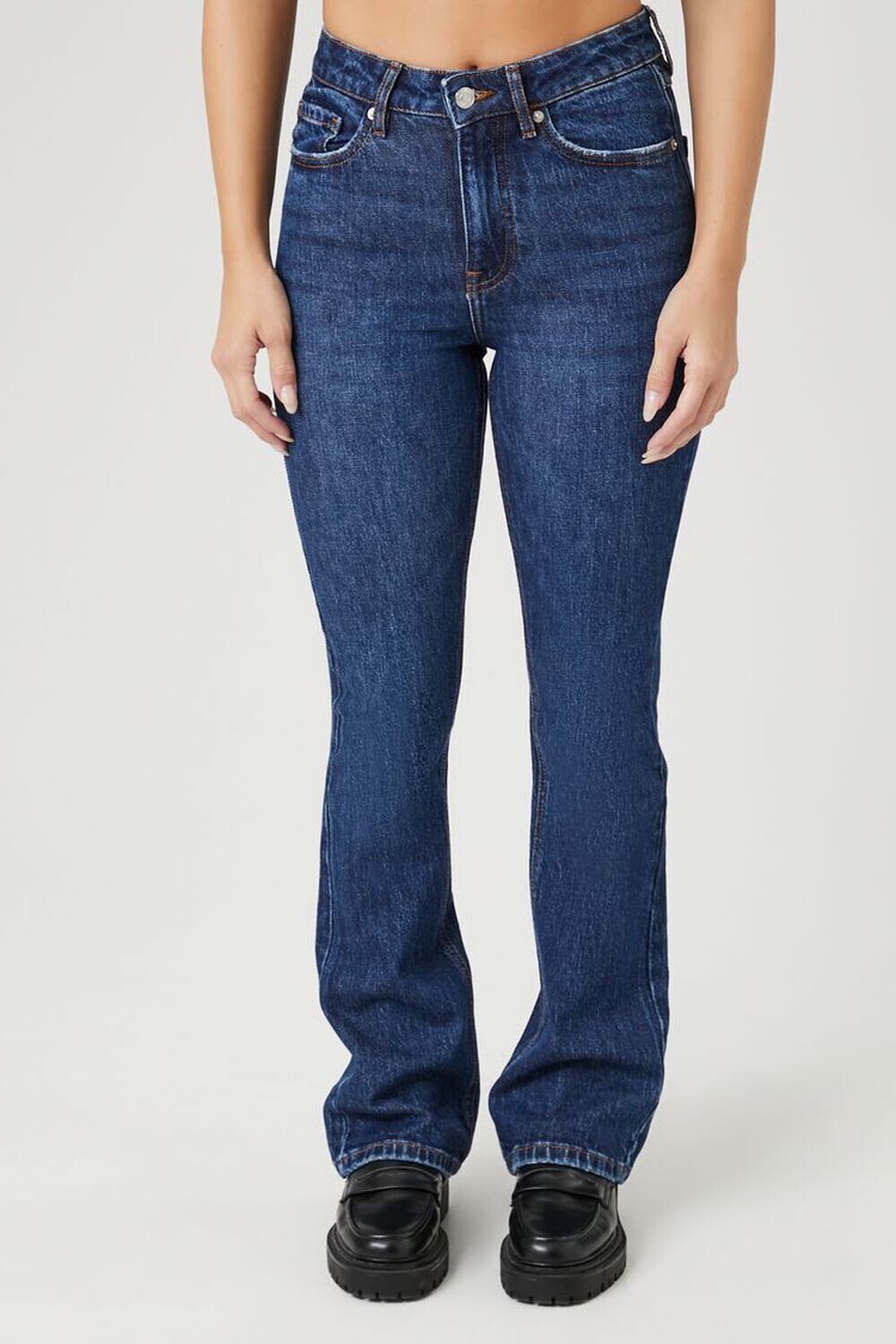 

Джинсы Bootcut со средней посадкой Forever 21, деним