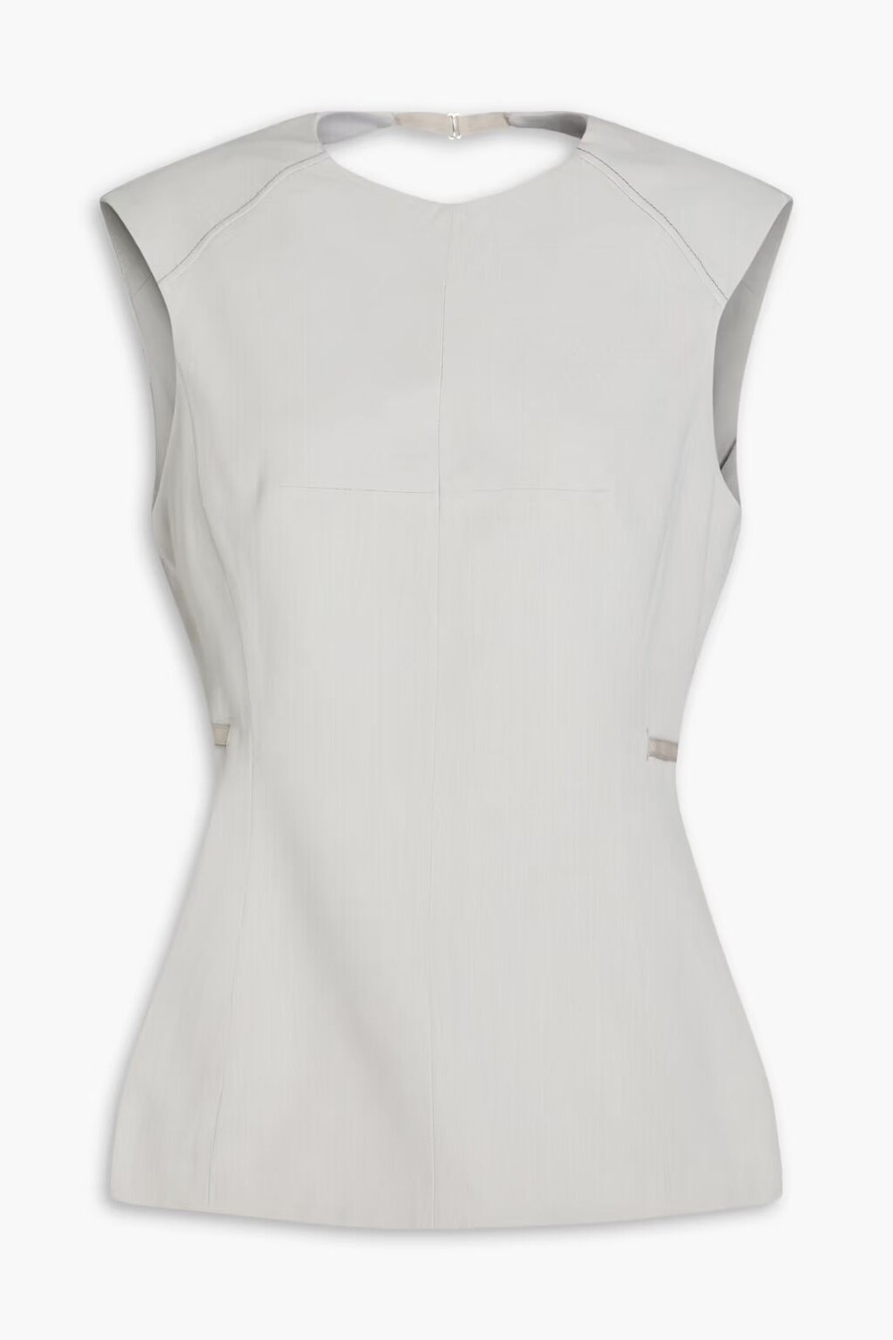 

Креповый топ Le Haut Doce с открытой спиной Jacquemus, камень