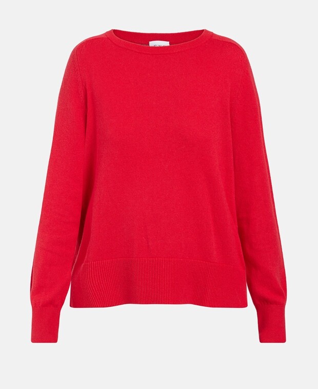 

Трикотажный пуловер органик FTC Cashmere, кирпично красный