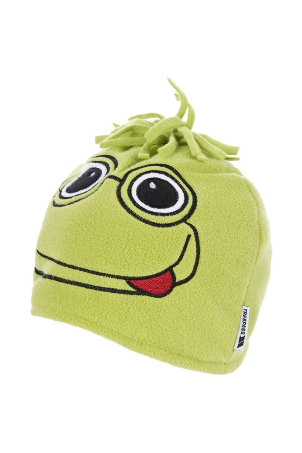 Шапка-бини Toadey Frog Trespass, зеленый шапка с вышивкой еврейская ермолка
