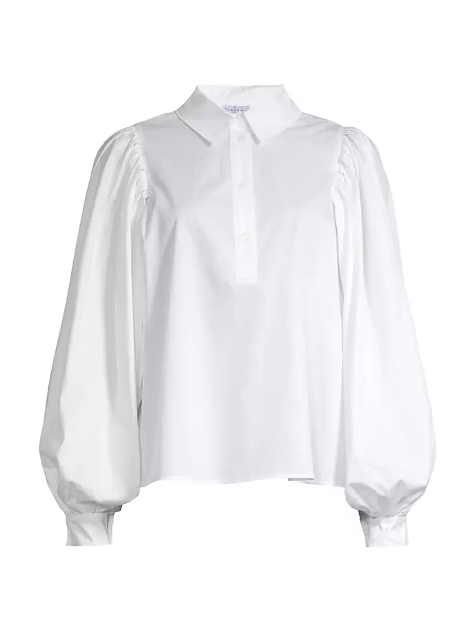 

Хлопковая рубашка Lois Popover Harshman, белый