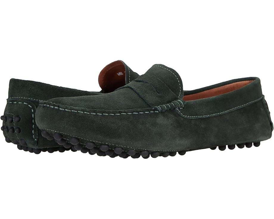 

Лоферы Massimo Matteo Suede Penny Driver, цвет Forest Green
