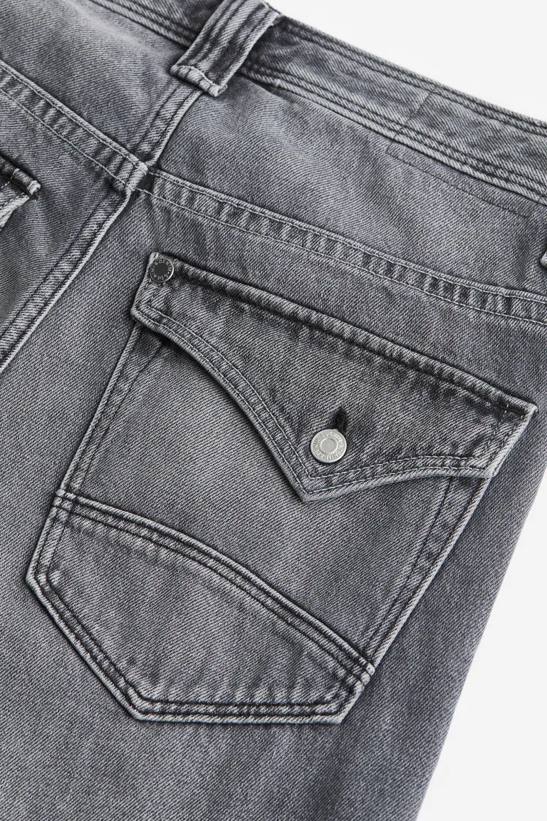 

Свободные джинсы bootcut H&M, серый