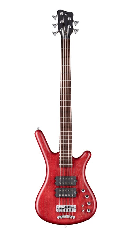 Басс гитара Warwick Pro Series Corvette $$ 5 String Bass Guitar - Burgundy Red Transparent Satin