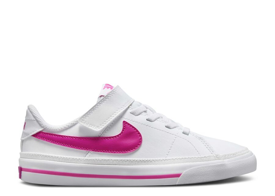 

Кроссовки Nike Court Legacy PS, цвет White Laser Fuchsia