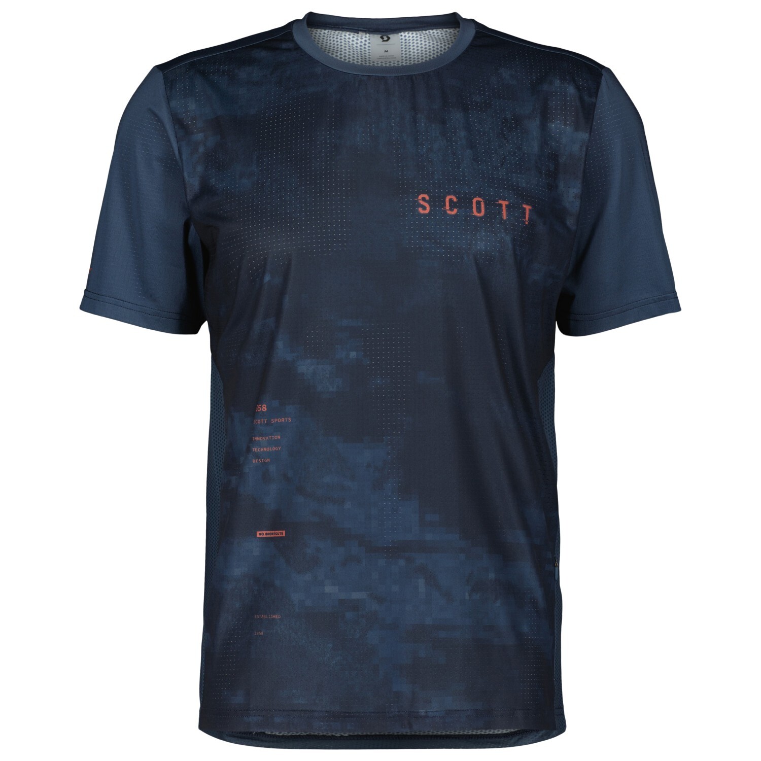 

Велосипедный трикотаж Scott Trail Vertic S/S, цвет Dark Blue/Metal Blue