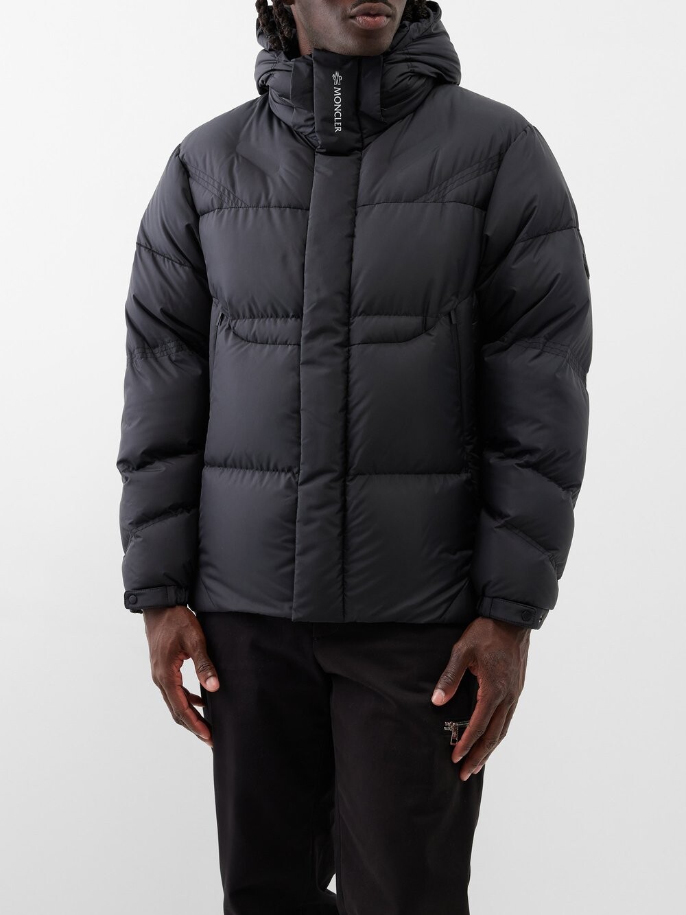 

Стеганый пуховик jarama Moncler, черный