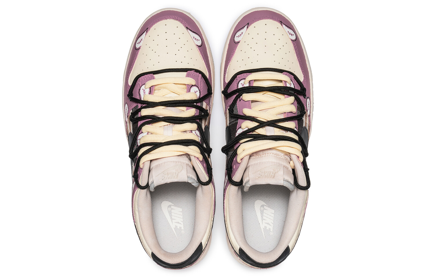 

Кроссовки Nike Dunk Skateboarding Shoes Men Low-top Purple/white, фиолетовый