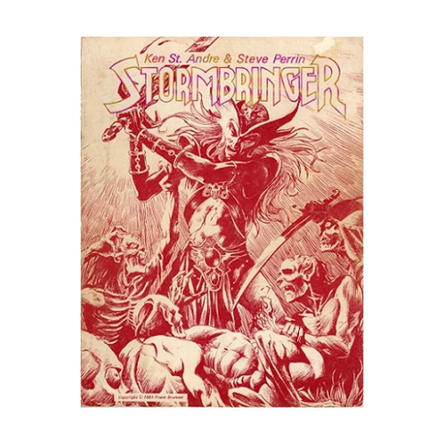 

Stormbringer (1st Edition) - Rulebook Only!, Stormbringer (Chaosium), мягкая обложка