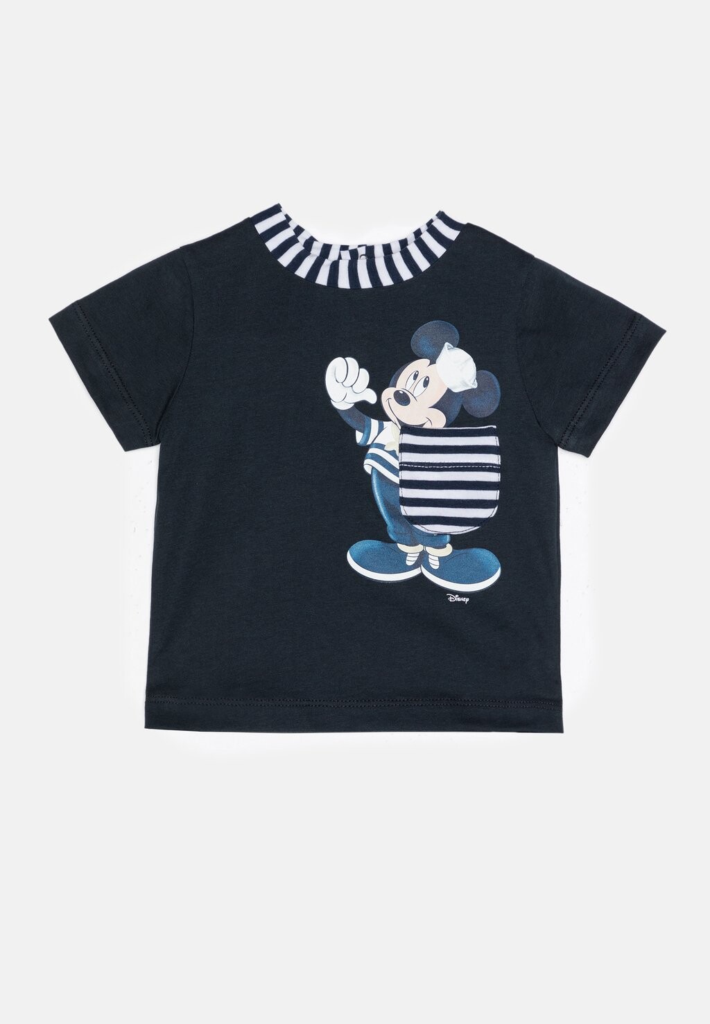 

Футболка с принтом DISNEY MICKEY MOUSE CON TASCHINO Monnalisa, цвет blu scuro