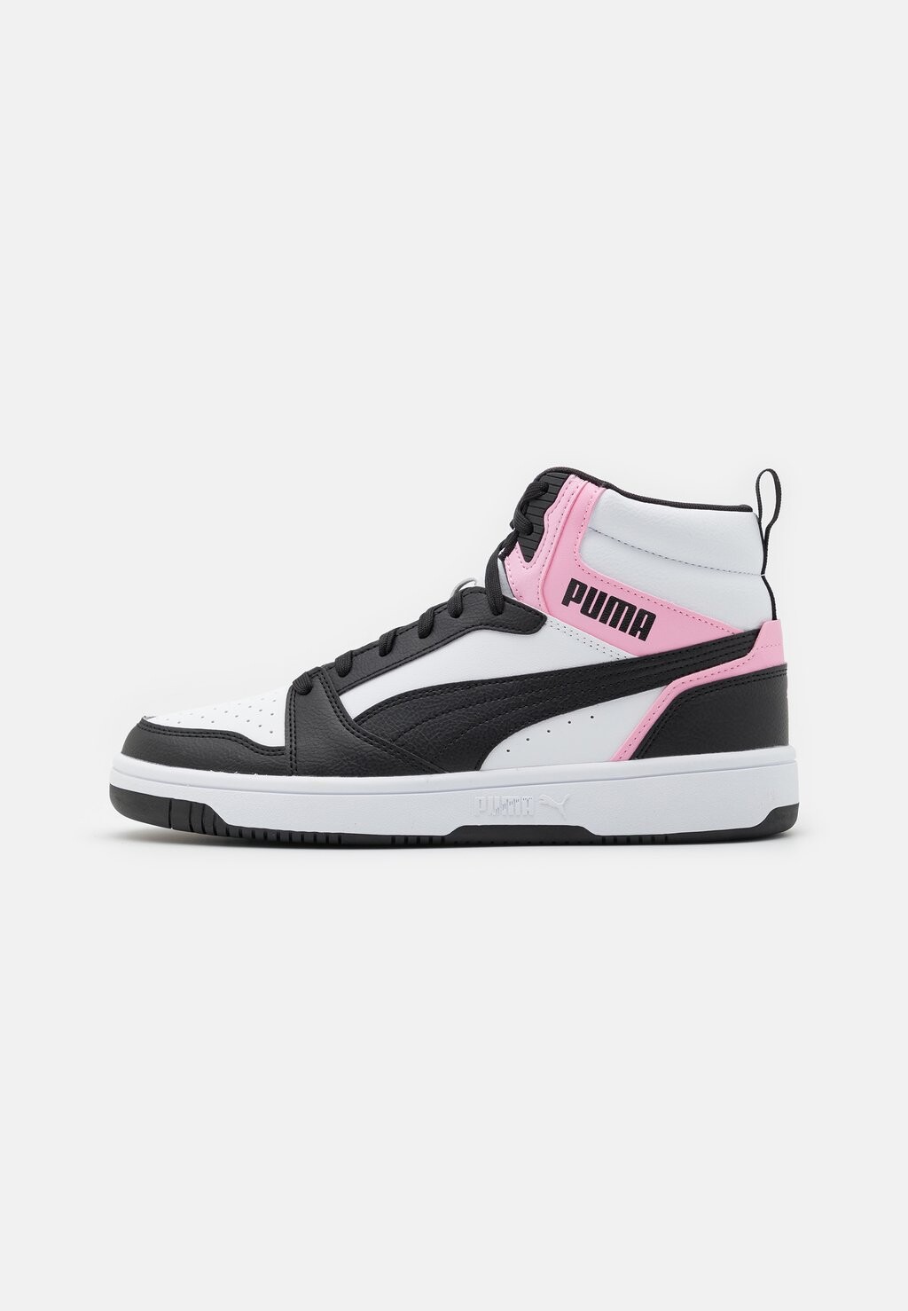 

Высокие туфли Puma REBOUND UNISEX, цвет white/black/pink lilac