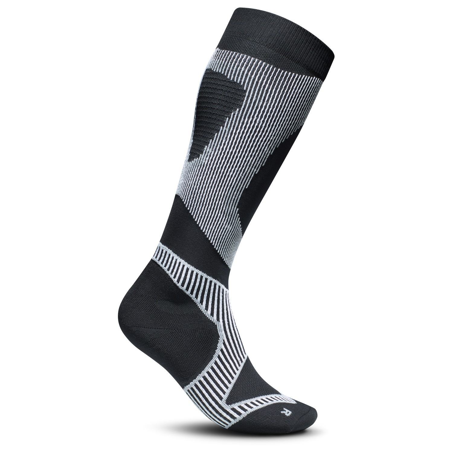 Компрессионные носки Bauerfeind Sports Run Performance Compression Socks, черный икроножные мышцы сидя matrix magnum mg pl77 серебристый