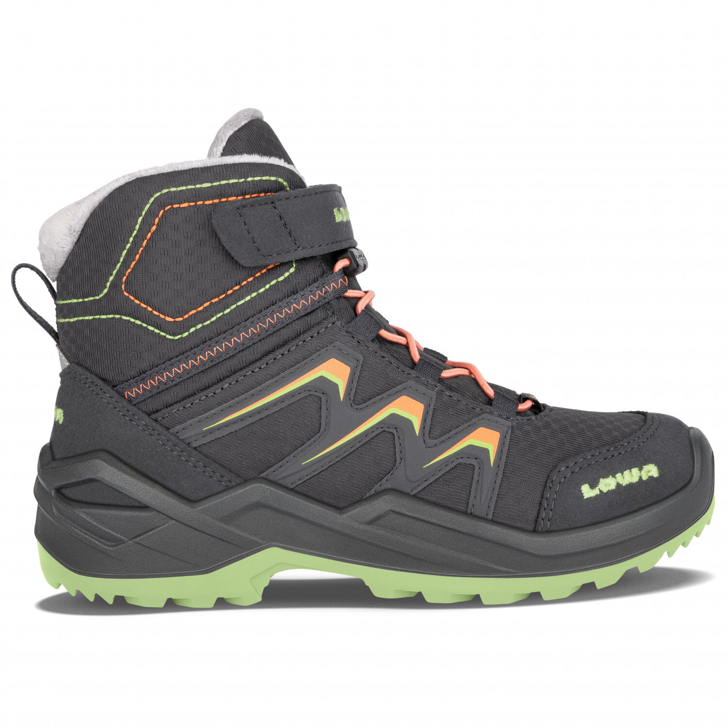 

Зимние ботинки Lowa Kid's Maddox Warm GTX, цвет Graphit/Mint