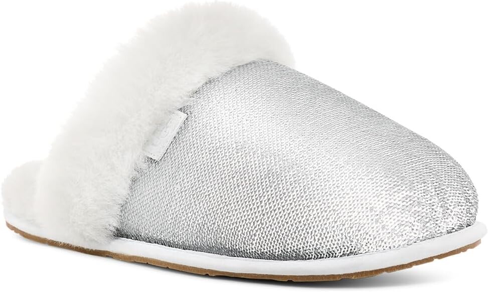 

Тапочки UGG Scuffette II Mirror Ball, серебряный