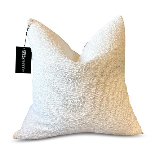 картофелечистка аtmosphre modish Букль&;eacute; Декоративная наволочка, 24 x 24 дюйма Modish Decor Pillows, цвет White