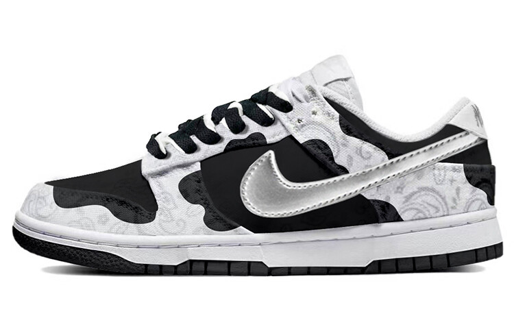 

Кроссовки Nike Dunk Skateboarding Shoes Women's Low-top Black/White, черный