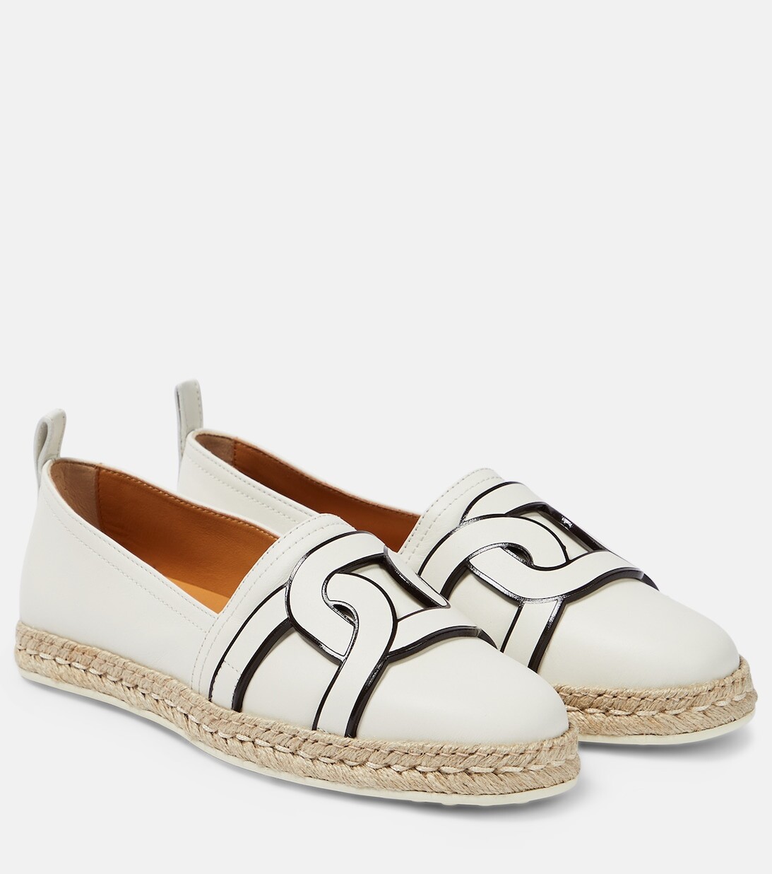 

Эспадрильи Gommino из кожи Tod's, белый