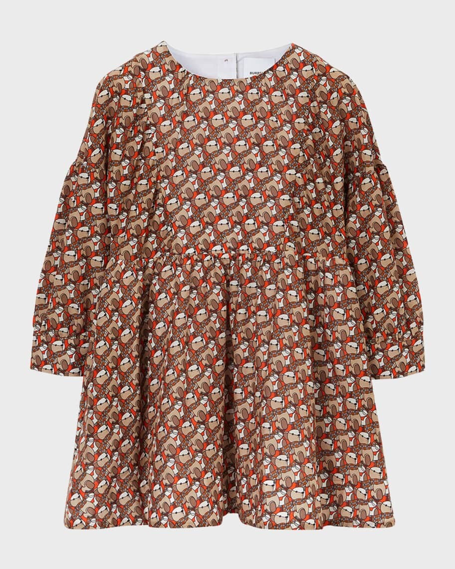 

Платье Elita с принтом Teddy для девочки, размеры 4–12 Burberry