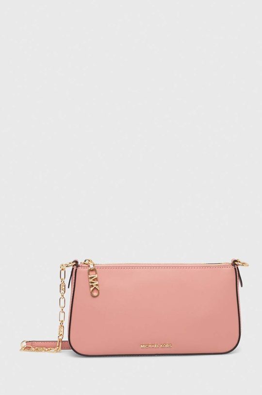 Кожаная сумочка MICHAEL Michael Kors, розовый цена и фото