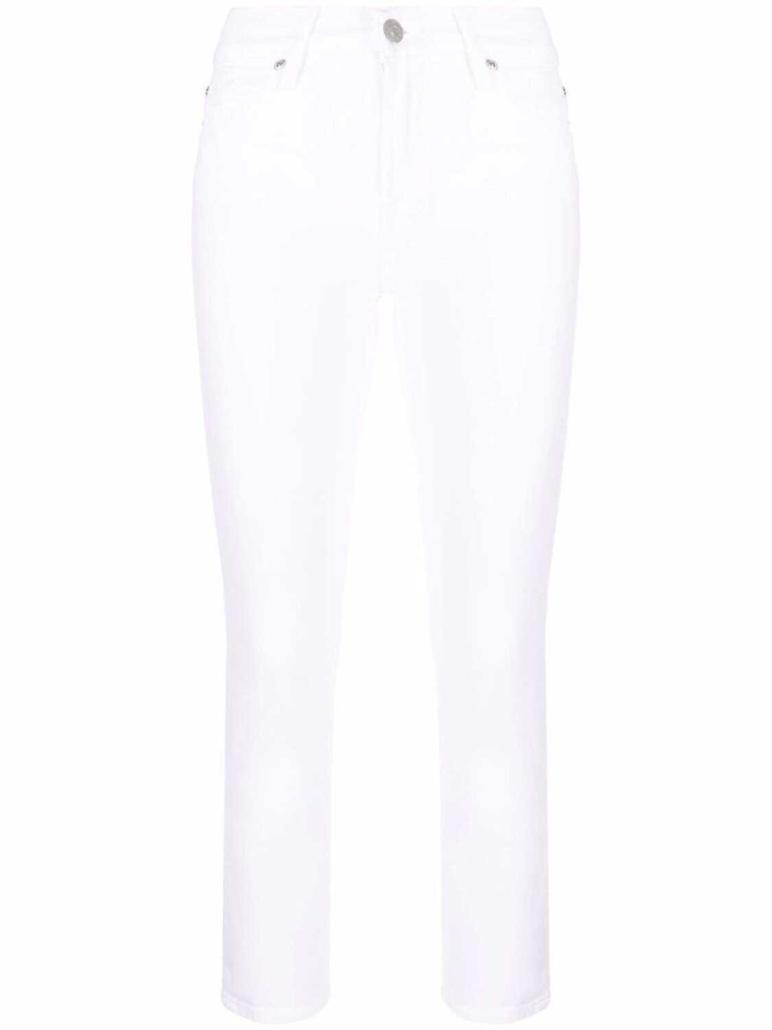 

7 For All Mankind укороченные джинсы скинни Roxanne, белый
