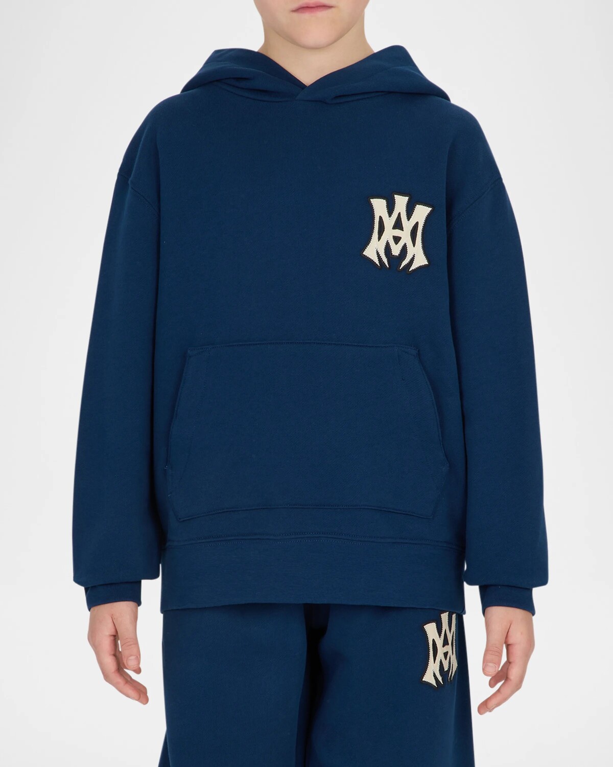 

Детская толстовка MA Hollywood, размер 4–12 Amiri, цвет Midnight Blue