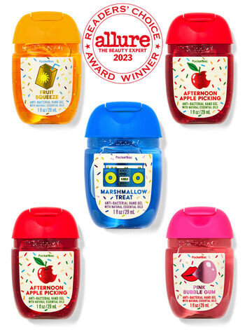 

Дезинфицирующие средства для рук PocketBac, 5 шт. в упаковке Fun Fragrances, 1 fl oz / 29 mL Each, Bath and Body Works