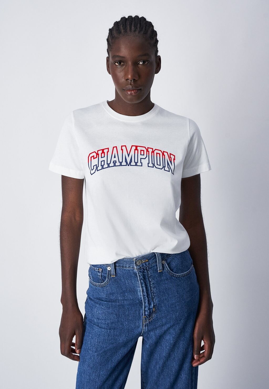 

Футболка с принтом PUNCH CREWNECK Champion, кремовый, Бежевый