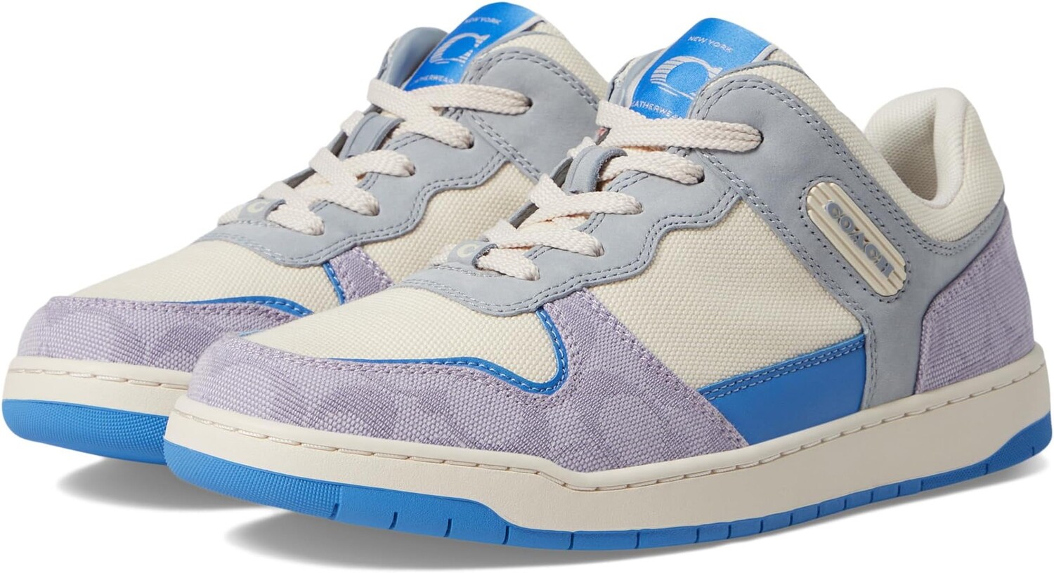 

Кроссовки COACH C201 Canvas, цвет Chalk/Soft Purple