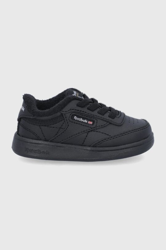 цена Reebok Classic Детские кожаные туфли Club C FZ2096, черный