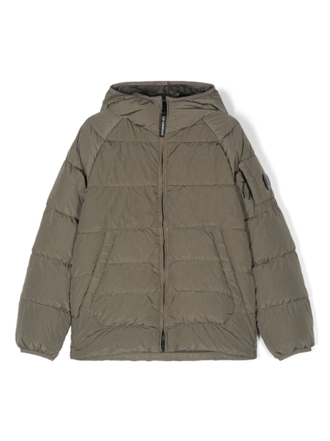 

C.P. Company Kids куртка с декором Lens, зеленый