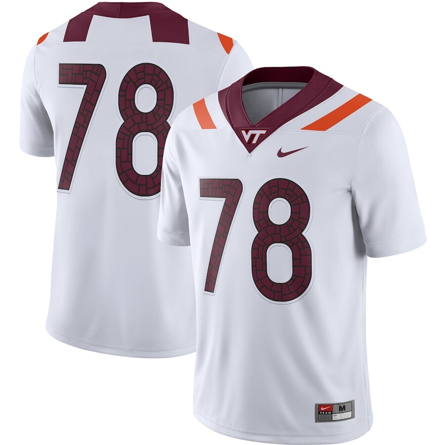 

Джерси Nike Virginia Tech Hokies, белый