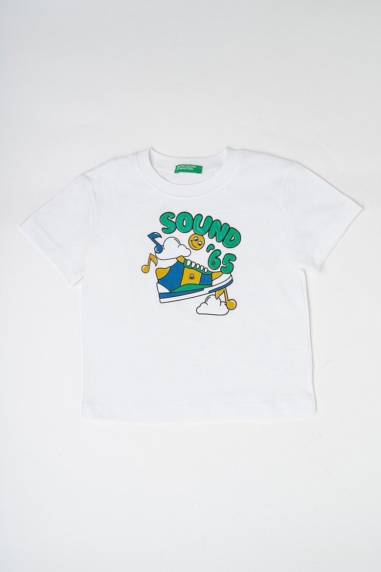 

Хлопковая футболка с принтом United Colors Of Benetton, зеленый