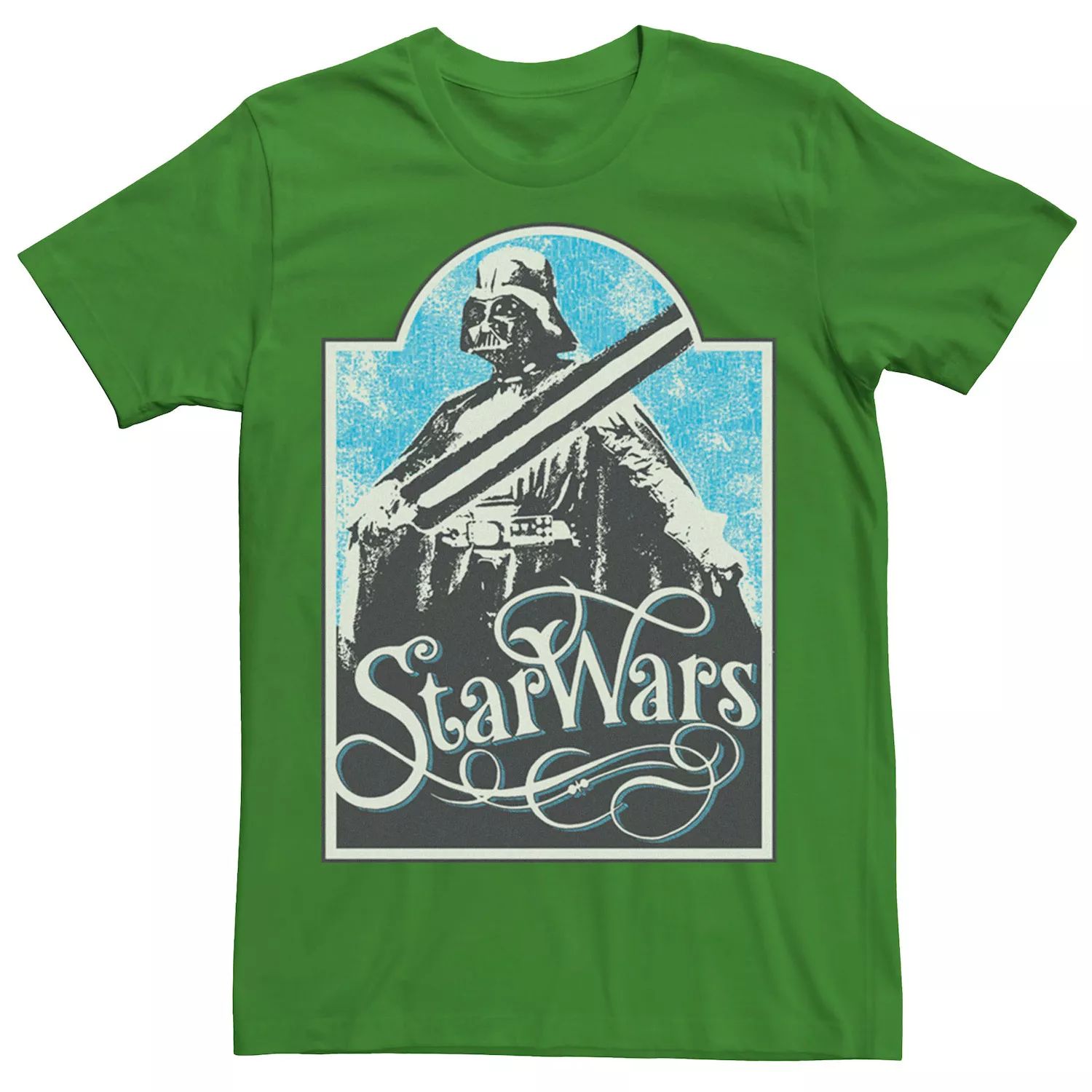 Мужская футболка с плакатом Vader в стиле ретро Star Wars