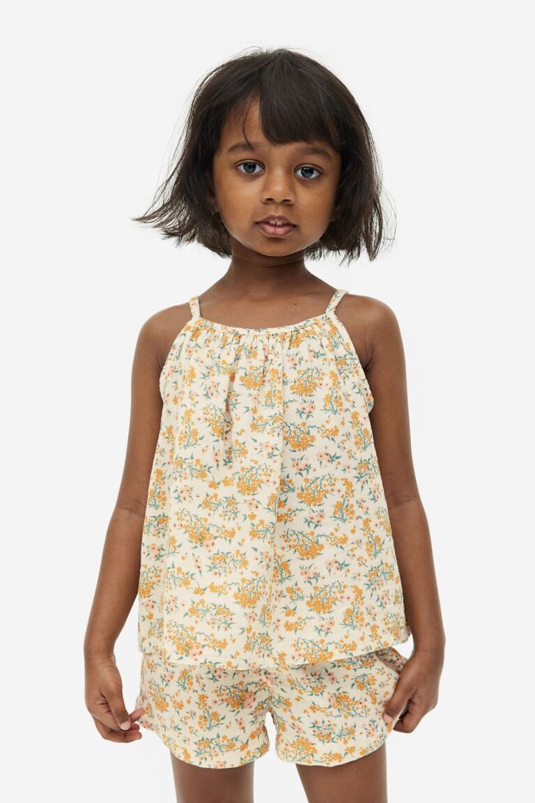 

Комплект из двух предметов из двойной хлопчатобумажной ткани H&M
