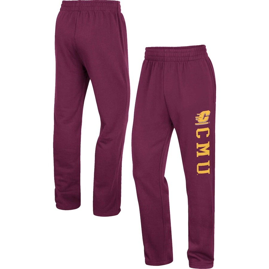 

Брюки Colosseum Central Michigan Chippewas, бордовый