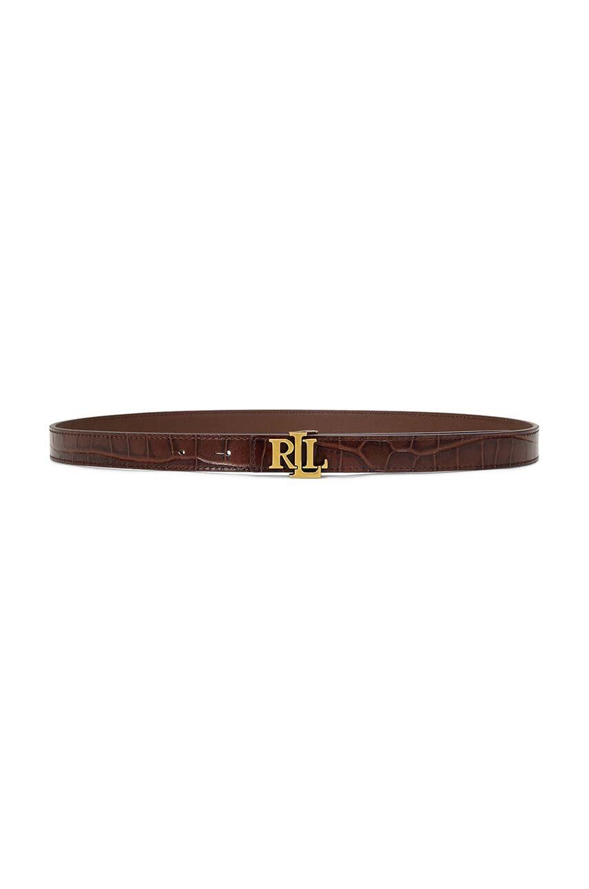 

Кожаный ремень Lauren Ralph Lauren, коричневый