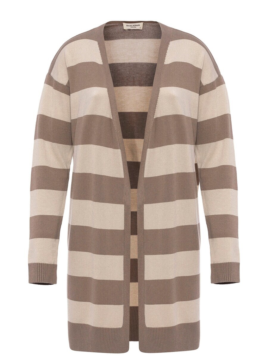 

Кардиган Anou Anou Knit Cardigan KORY, цвет Ecru/Brown