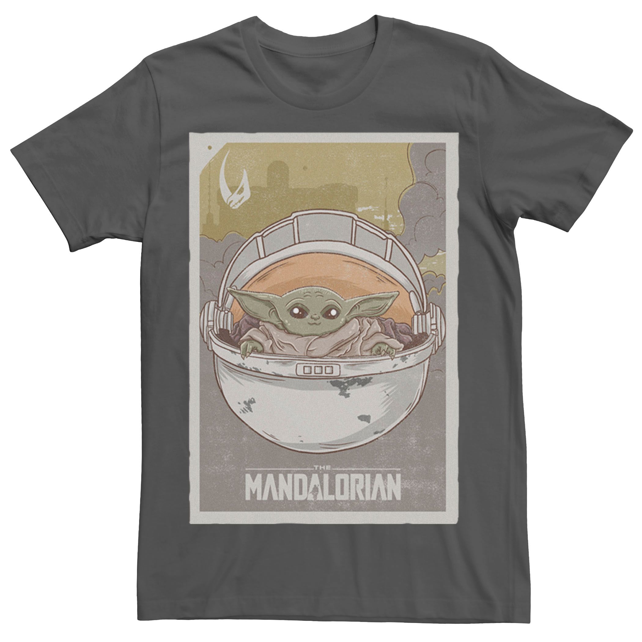 цена Мужская футболка с плакатом The Mandalorian The Child aka Baby Yoda Star Wars