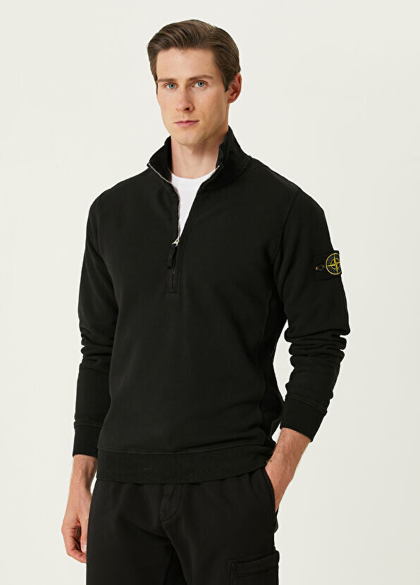 

Толстовка с логотипом Stone Island, черный