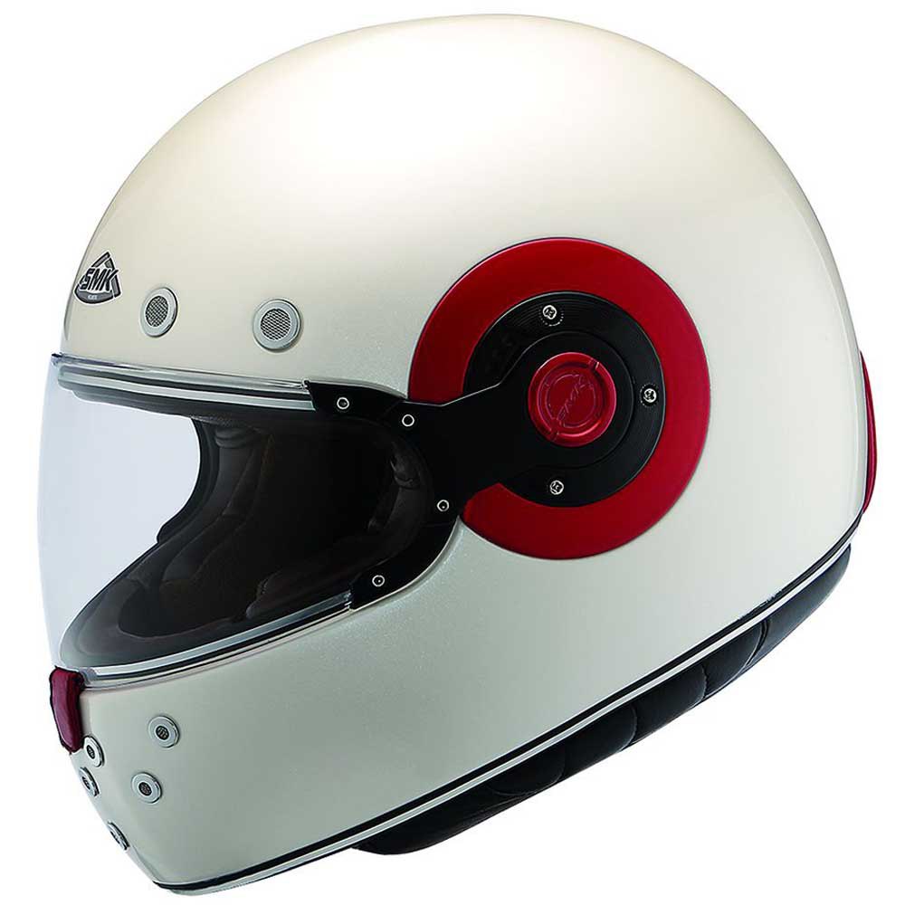 Шлем полнолицевой SMK Retro, белый
