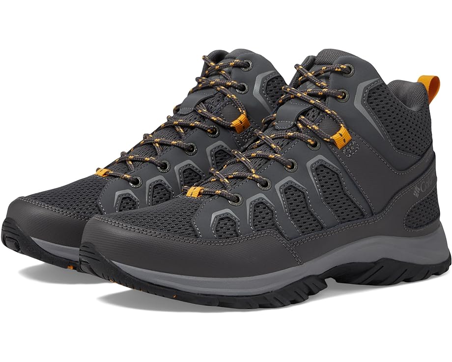 Походная обувь Columbia Granite Trail Mid Waterproof, цвет Dark Grey/Raw Honey походная обувь columbia granite trail цвет dark grey golden yellow