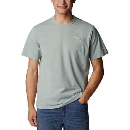 

Футболка Legend Trail мужская Columbia, цвет Niagara/Csc Washed Pines Graphic