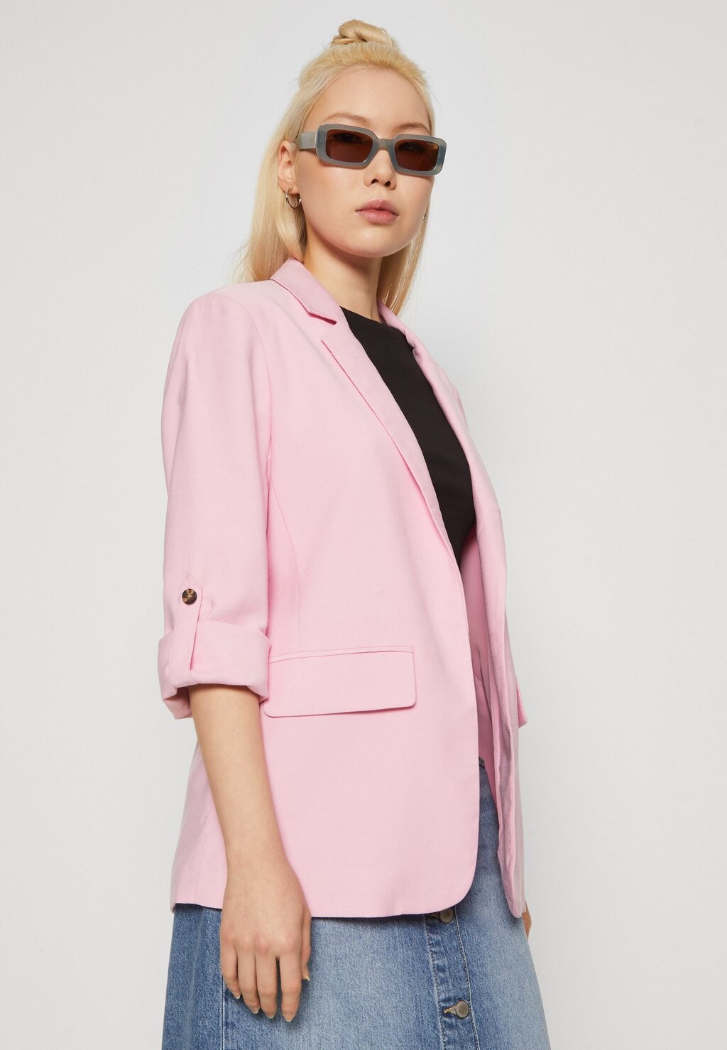 

Блейзер Onlaris Life 3/4 Loose ONLY, бегония розовая