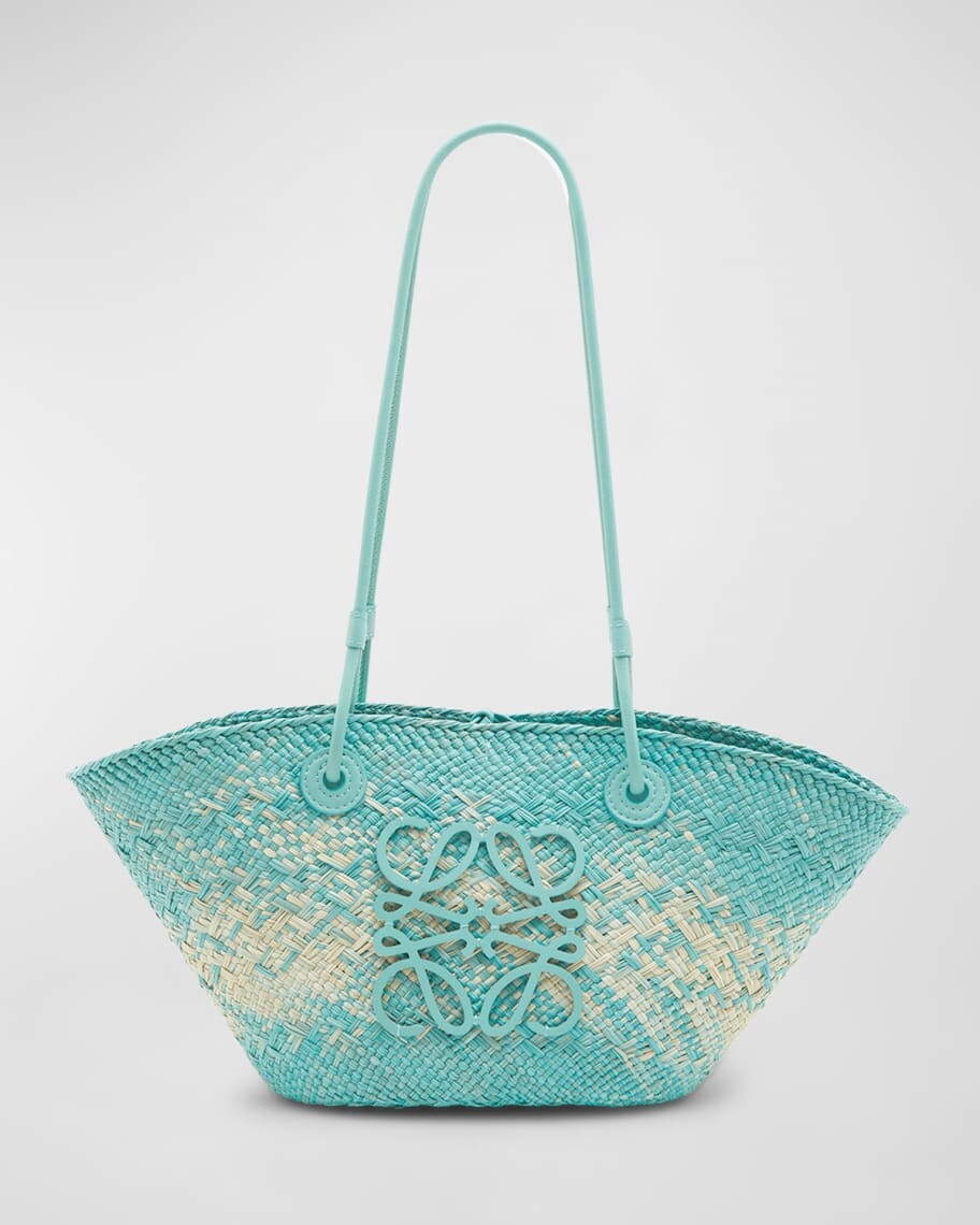 

Меланжевая большая сумка Anagram Basket из коллаборации с Paula’s Ibiza Loewe