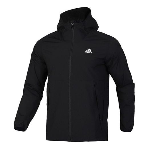 цена Куртка adidas Trench Coat Eh3770 Black Coat Hooded Jacket, черный