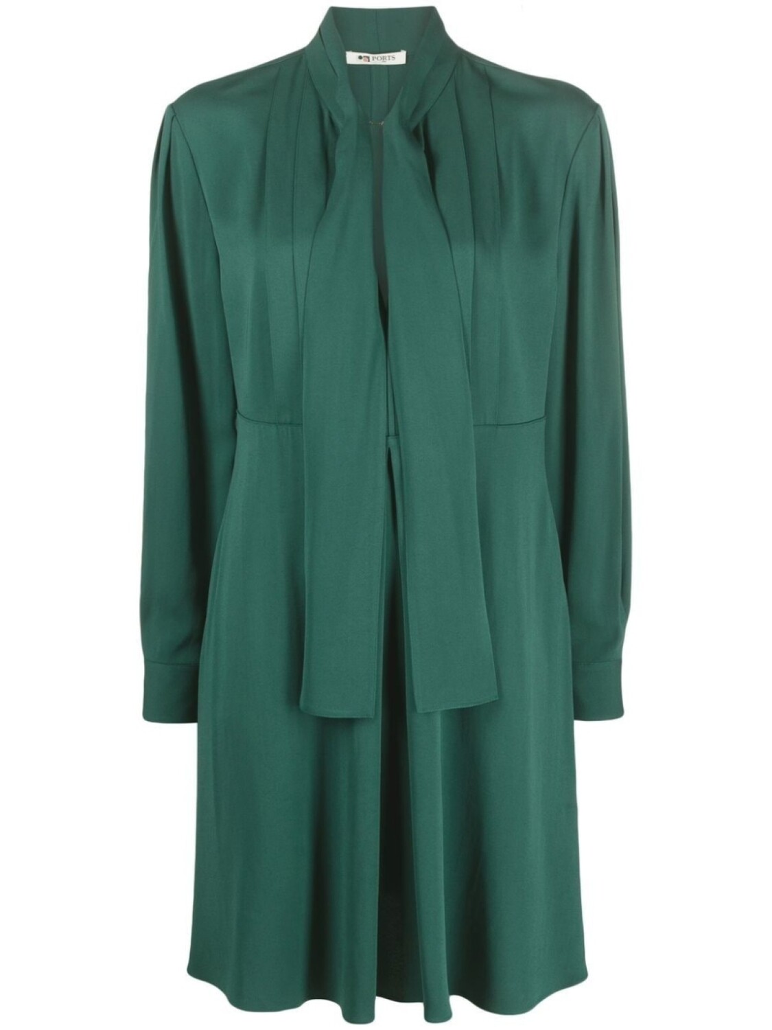 

Ports 1961 атласное платье с завязками, зеленый