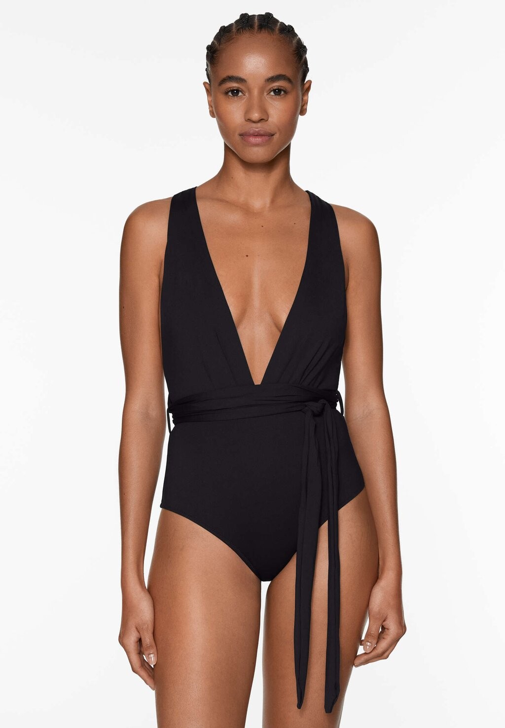

Купальник DRAPED OYSHO, цвет black